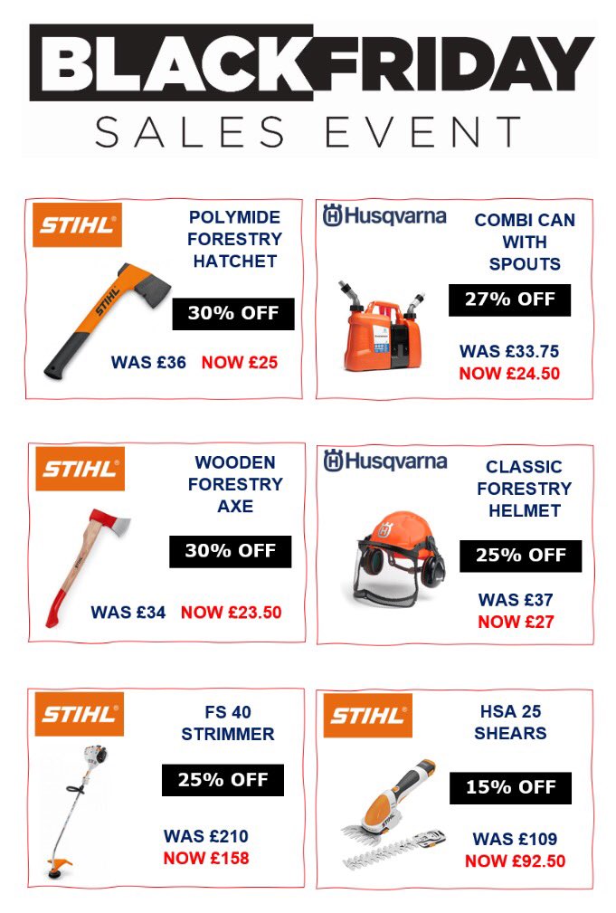 #blackfriday #savemoney #carlisle #cumbria #stihl #husqvarna