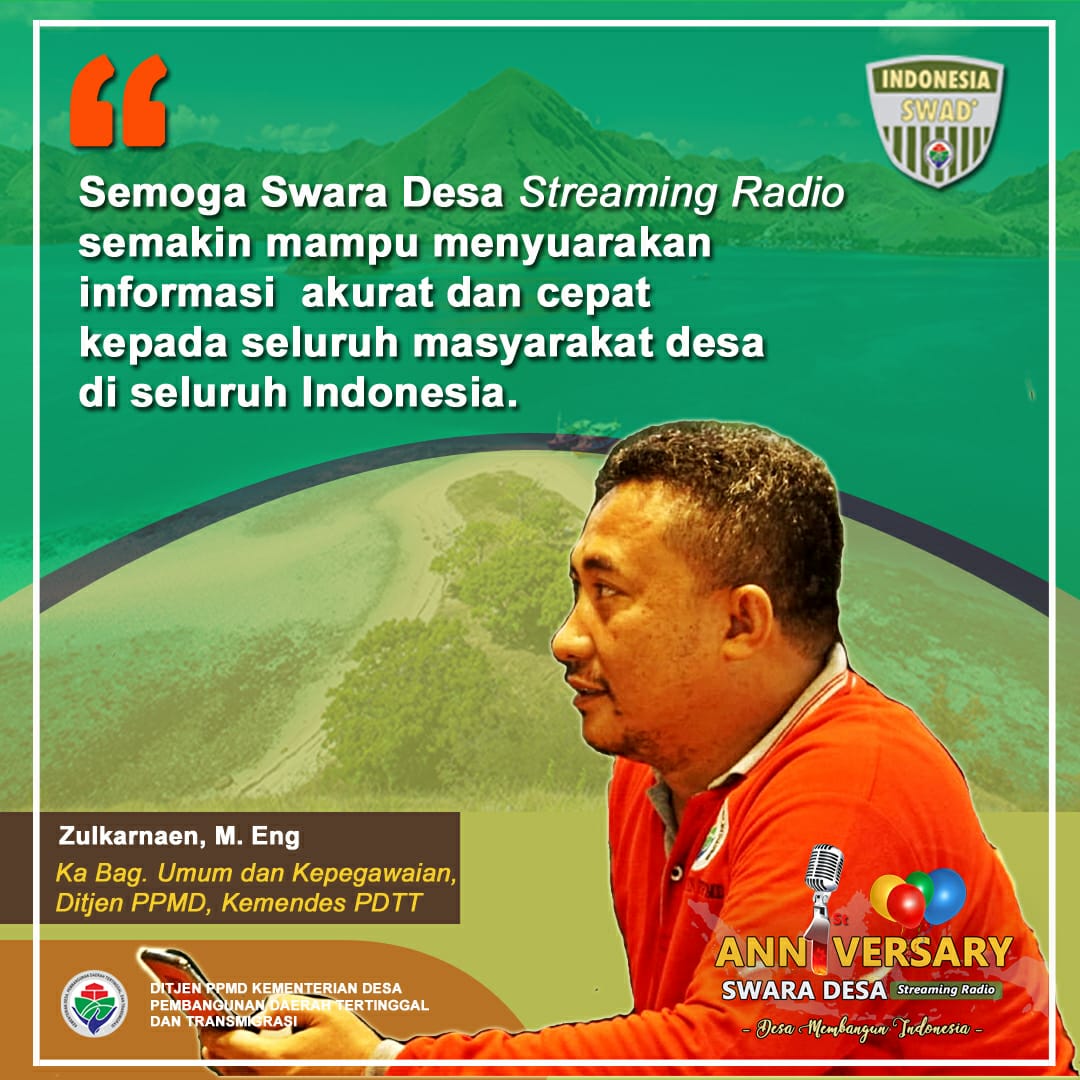 RadioSwaraDesa's tweet photo. Terimakasih Bpk Zulkarnaen, M. Eng atas inspirasi, dukungan, motivasi dan doanya selama ini.
Semoga kinerja kami semakin baik dan dapat terus mendukung kegiatan - kegiatan di Kemendes PDTT. Sukses untuk Bapak Zulkarnaen.
#1stAnnivRadioSwaraDesa #MiladRadioSwaraDesa #DitjenPPMD https://t.co/PqjvLg0CjX