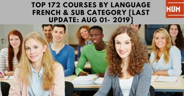 Mumcoupon's tweet photo. Top 172 Courses by Language French &amp; Sub Category [Update: Aug 01- 2019] https://t.co/RCr0mZXEkV The learning marketplace that stays ahead. @Mumcoupon is the best #free #couponCode provider on #udemy in the world with zero broken link technology. #Mumcoupon #University #College… https://t.co/dNPg1DQt8H