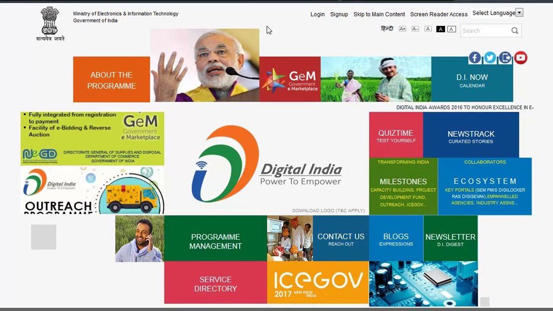 19. Digital India Mission: The  #DigitalIndia programme is a flagship programme of the Government of India with a vision to  #transform  #India into a  #digitally  #empowered society and knowledge  #economy.