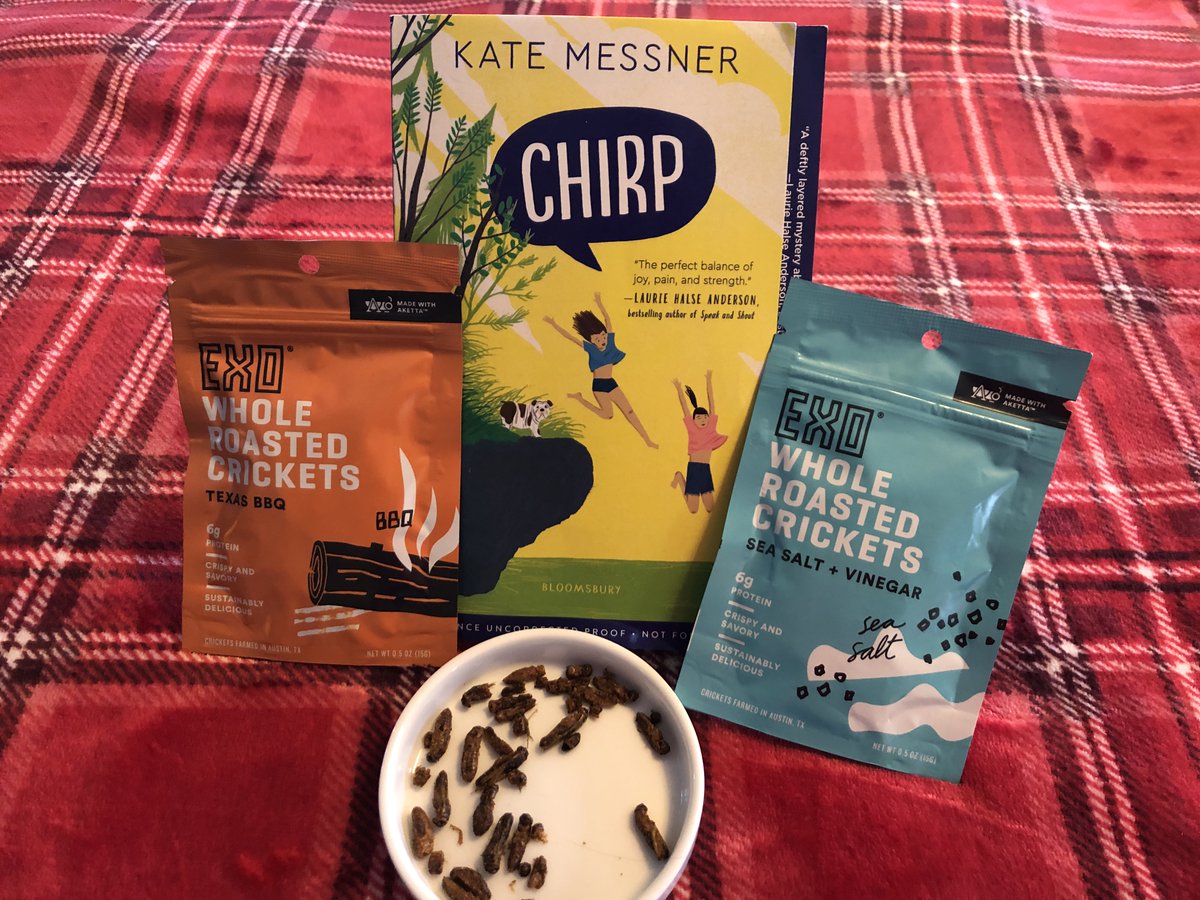 This year, a few people have asked about pre-ordering signed copies of CHIRP (out 2/4) for readers who love my books, so I'm offering a special holiday letter that you can wrap up or tuck in a stocking. And may I suggest that you also consider some roasted, flavored crickets?