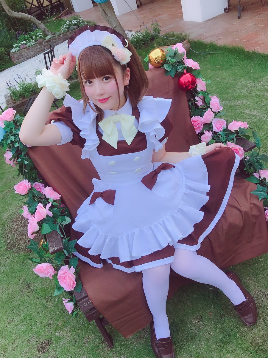 あっとほぉーむカフェ　れなち　SP　物販ソロチェキ⑤ ソロチェキ撮ったよ〜♪ #athomecafe #maidcafe #maid #kawaii