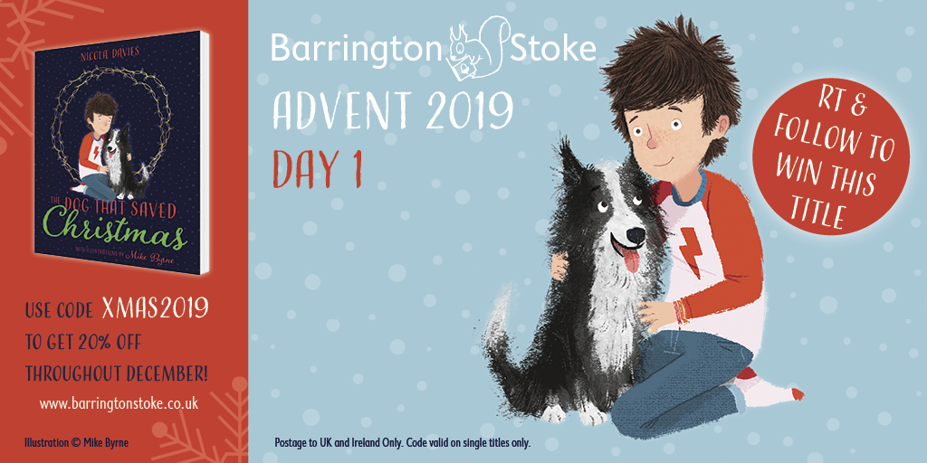 BarringtonStoke's tweet image. December 1st means...it's the first day of our #ChristmasGiveaway 🙌

Just RT&amp;amp;follow by 23:59 tonight for a chance to #win today's book - a new book every day! 

AND whether you win or not, you can get 20% off our website throughout December 🌟

T&amp;amp;Cs: bit.ly/2ORLNVk