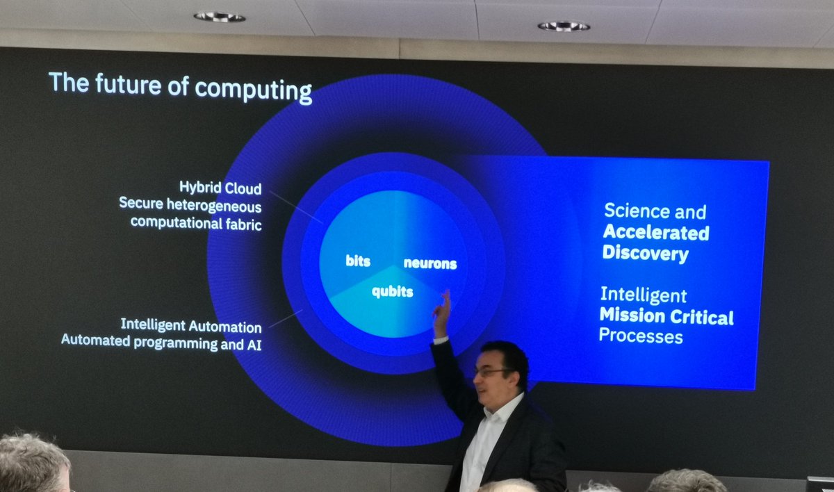 TeKNoticias_'s tweet image. A IBM está focada em trazer o poder da computação quântica às empresas e projetos reais.
E mesmo que seja difícil entender como funcionam os Qubits, @Ale_Curioni do @IBMResearch deixou bem claro o potencial e os passos que já foram dados para concretizar a promessa.
#IBMresearch