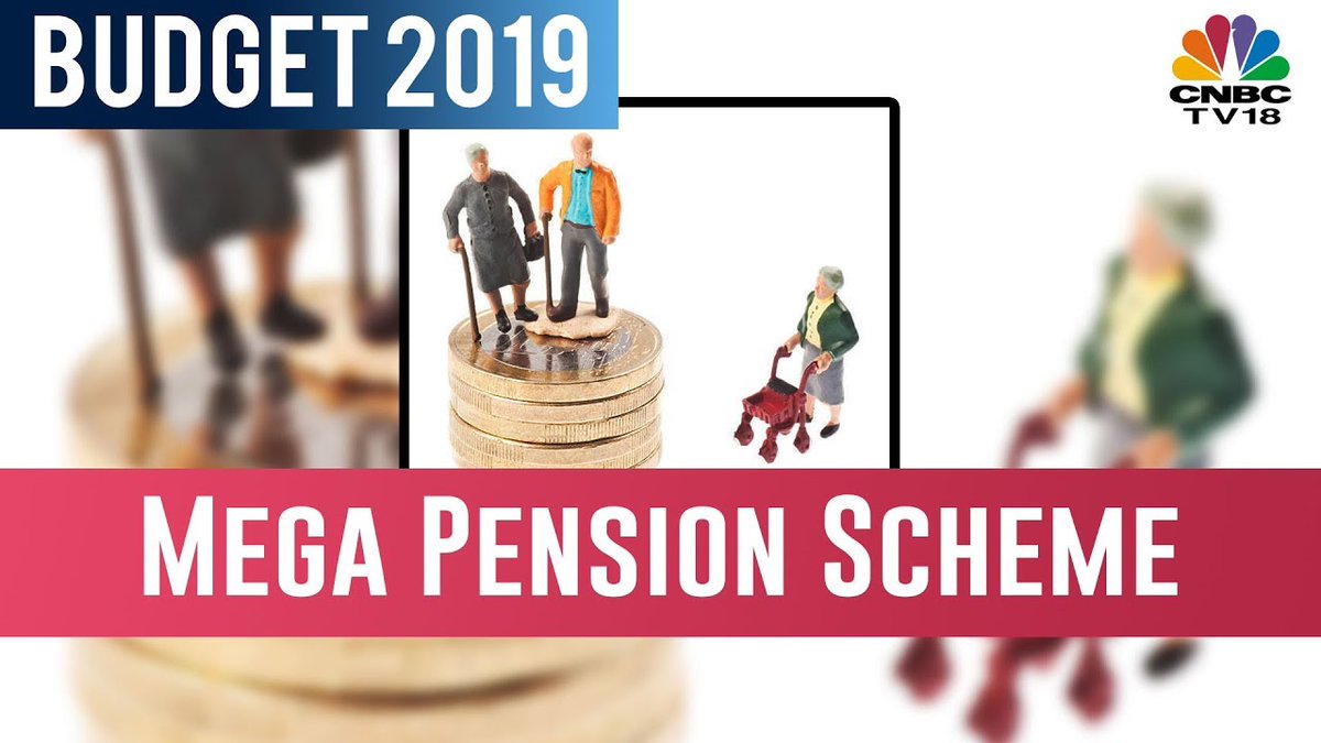 3. PM Mega Pension Scheme: This scheme is for the  #traders,  #shopkeepers, and  #self_employed persons.The scheme guarantees a minimum assured  #pension of Rs 3,000/month for around 3 crore small traders, self employed persons, and  #shopkeepers, once they attain 60 years of age.