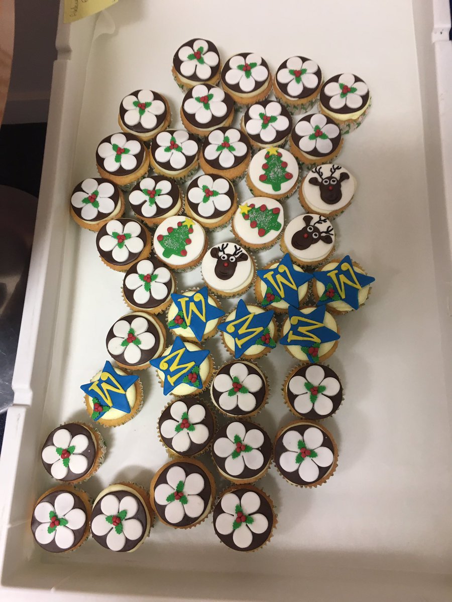MonifiethHigh's tweet photo. Gorgeous cakes donated by our fabulous parents for our Christmas Fair #generousdonations #talent https://t.co/Es859WVbr2