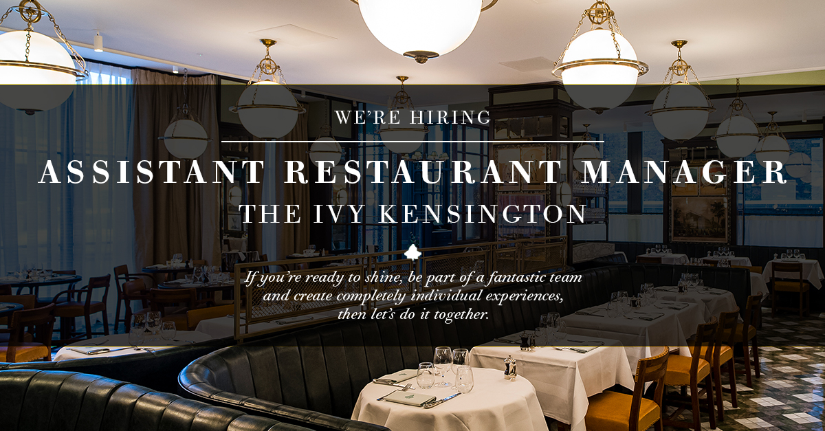 TICcareers's tweet photo. #Theivykensingtonbrasserie is #recruiting an experienced #Assistantrestaurantmanager to join their stable and diverse front of house team. With a mix of business &amp; regular guests you will need to be personable with attention to detail.

Apply: https://t.co/iSyRxSTdi2 https://t.co/E2KZ7wPVBs