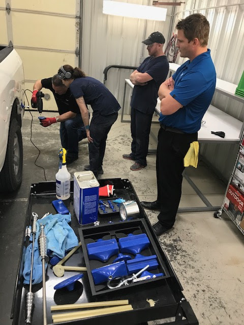 Team training with Spanesi and the latest in collision repair technology.

#SafeAndProperRepairs