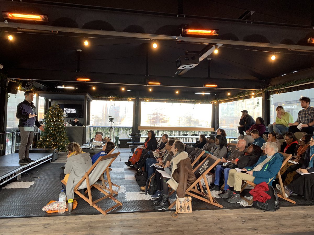 ManjuShahul's tweet photo. A packed @popUPbusiness School graduation by @yourcroydon at @BoxparkCroydon with nearly 100 inspirational individuals who would like to startup a new business or help their existing businesses thrive.  @BizXchangeHub #CroydonIsOpen https://t.co/BAoqd1wZMq