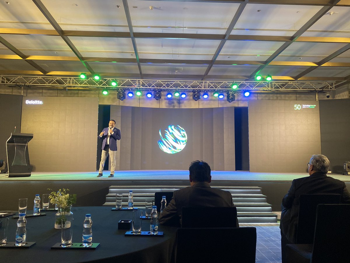 nitin_banerjee's tweet image. The mega event #TechFast50IN2019 has been started and we the @webkul team is here to receive the award from @DeloitteIndia