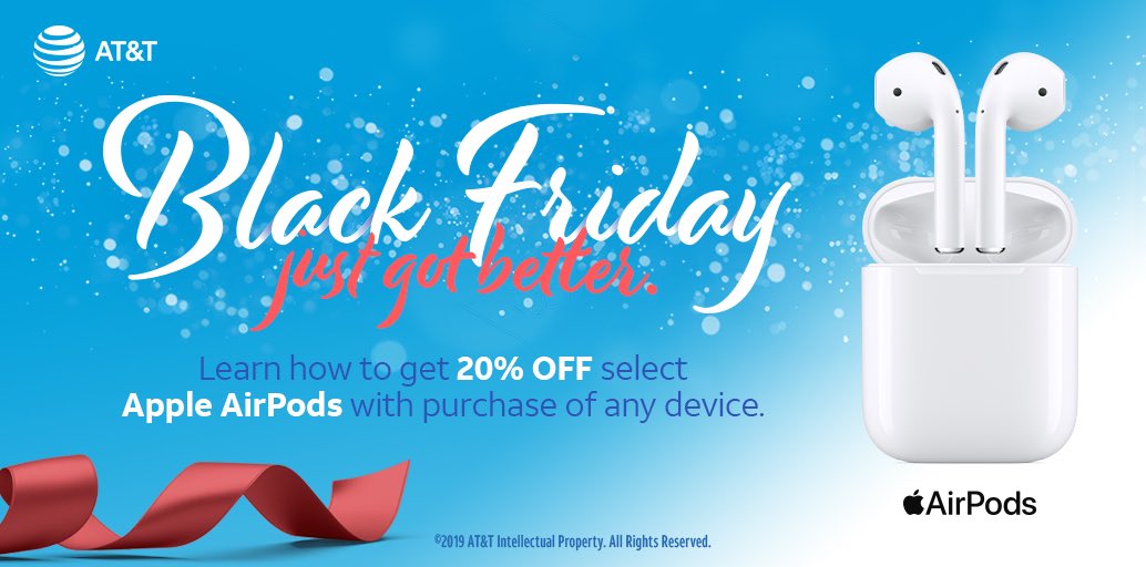JesupStore's tweet image. #BlackFriday just got better! Come visit your local AT&amp;amp;T store TODAY to learn about great #deals on some of our popular phones, smartwatches and accessories! go.att.com/airpods  #ATTEmployee #LifeatATT #EastUnleashed