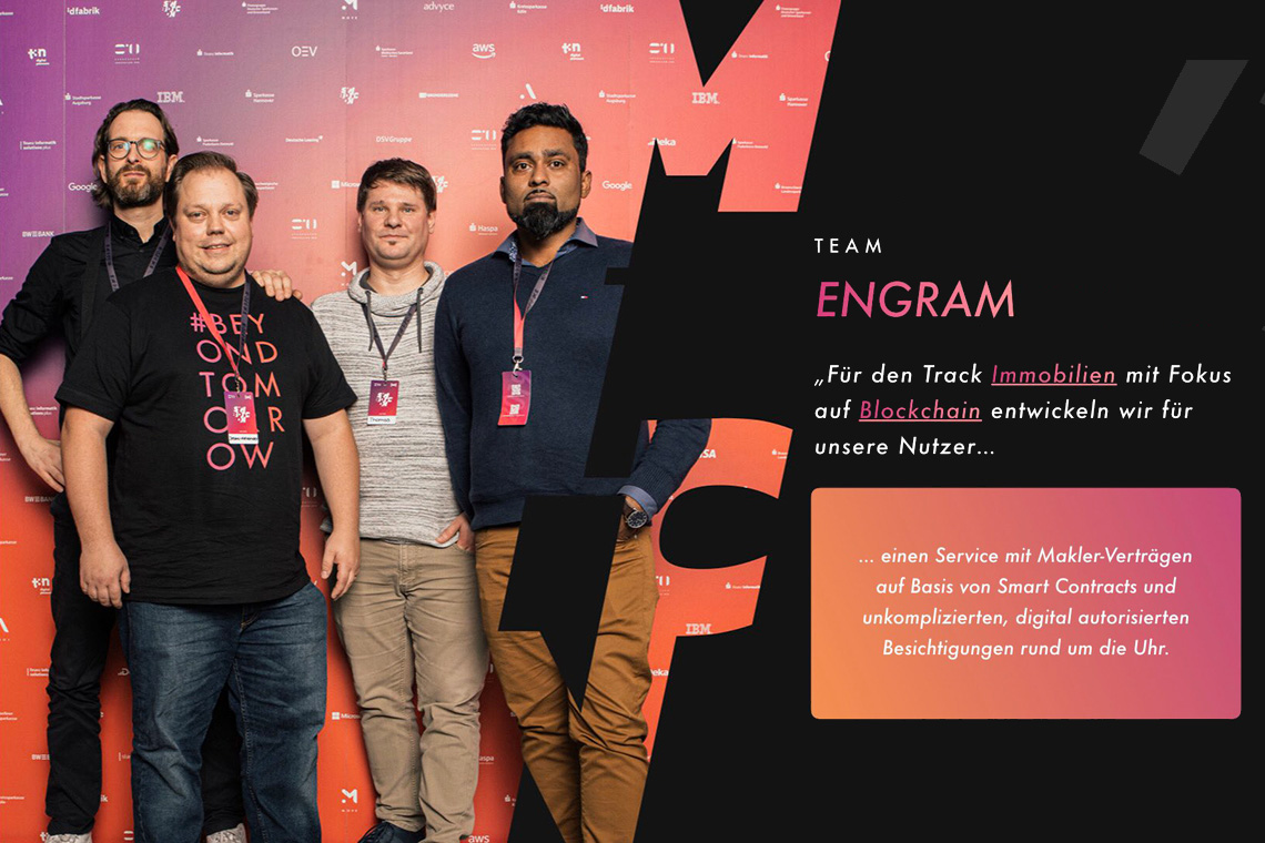 engram GmbH (@engram_gmbh) on Twitter photo Klasse gemacht, Jungs! 💪🥳 Team engram hat auf dem
<a href="/symbioticon/">Symbioticon</a> Hackathon mit seiner Idee zum Thema Immobilien in der Kategorie Innovation Platz 1 belegt und sich insgesamt Platz 6 von 23 teilnehmenden Teams gesichert.
engram.de/news-detail/en… Klasse gemacht, Jungs! 💪🥳 Team engram hat auf dem
<a href="/symbioticon/">Symbioticon</a> Hackathon mit seiner Idee zum Thema Immobilien in der Kategorie Innovation Platz 1 belegt und sich insgesamt Platz 6 von 23 teilnehmenden Teams gesichert.
engram.de/news-detail/en…
