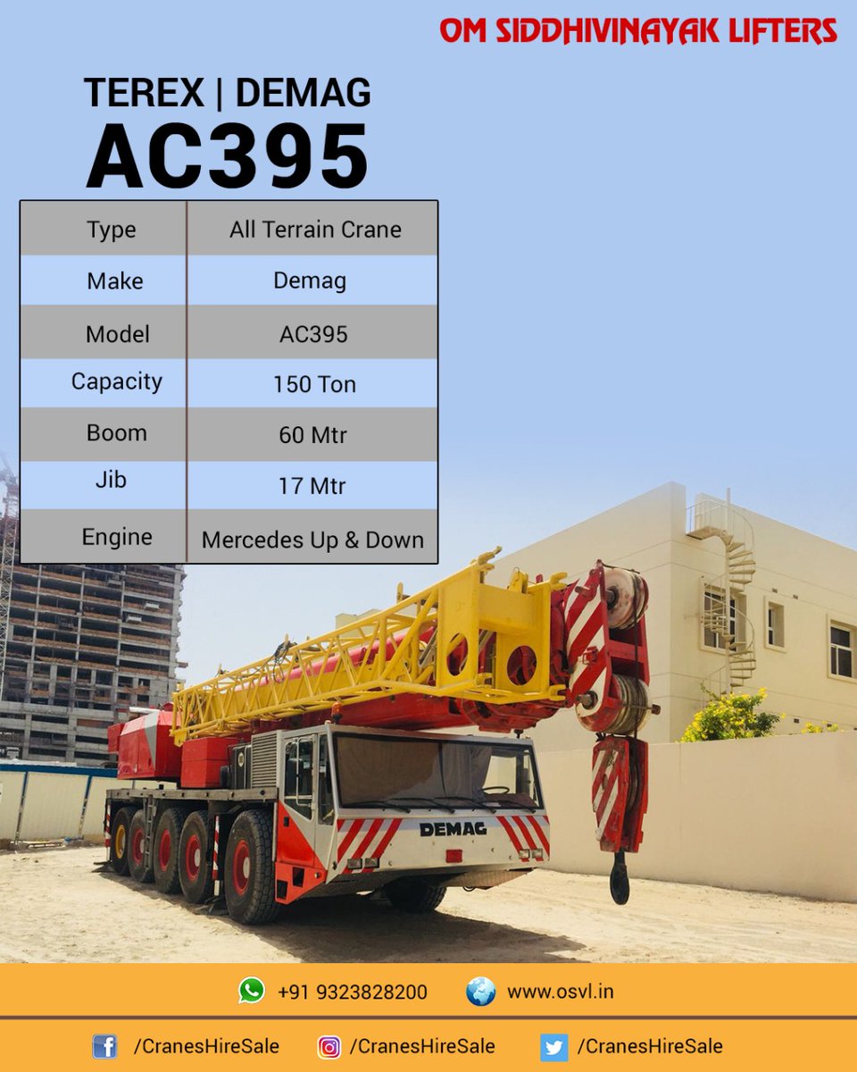 OmCranePvtLtd's tweet photo. Is There Anything Cooler than heavy Equipment?
Buy. Rent. Sell Cranes at Osvl
#OSVL #Cranes #Rental #Buy #Sale #bestcranes #navimumbai https://t.co/at88yrv1dn