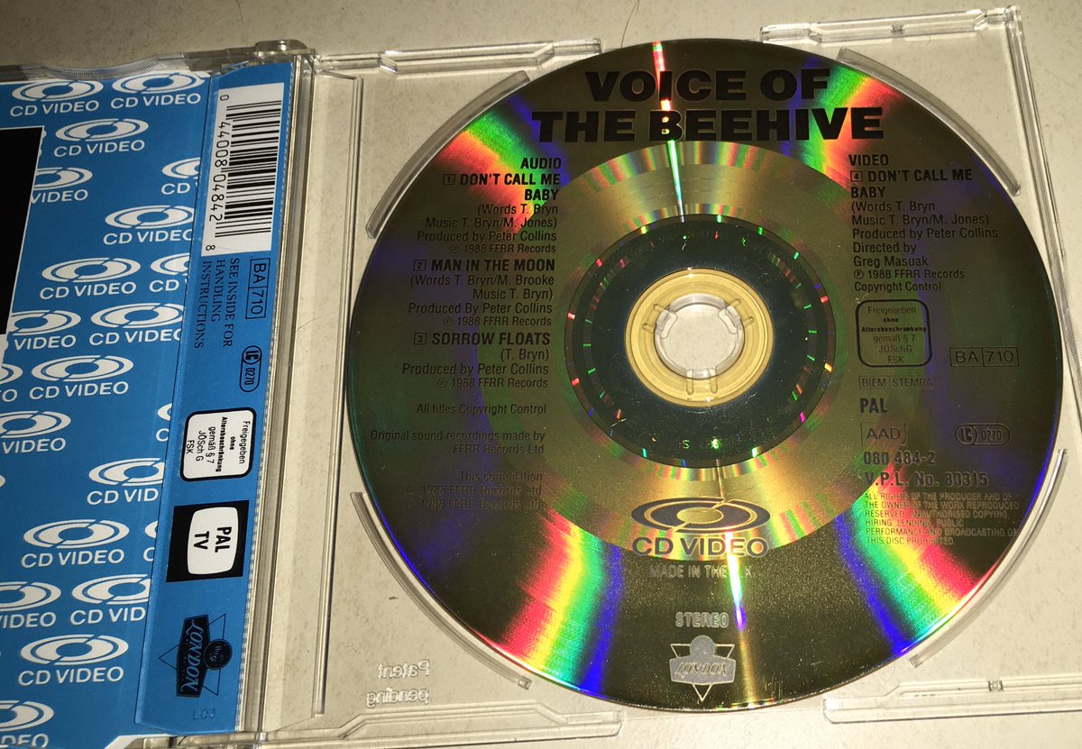 andyAVAVsystems's tweet photo. Todays #RetroTech cont
Philips CDV 185 CD Video Clip Disc Player
Tried a few discs, all good
Best picture quality is Timelords Clip Disc, as it was pressed by MPO France, its not got LaserRot #CDVideo #Laserdisc https://t.co/qVZbFEipwH