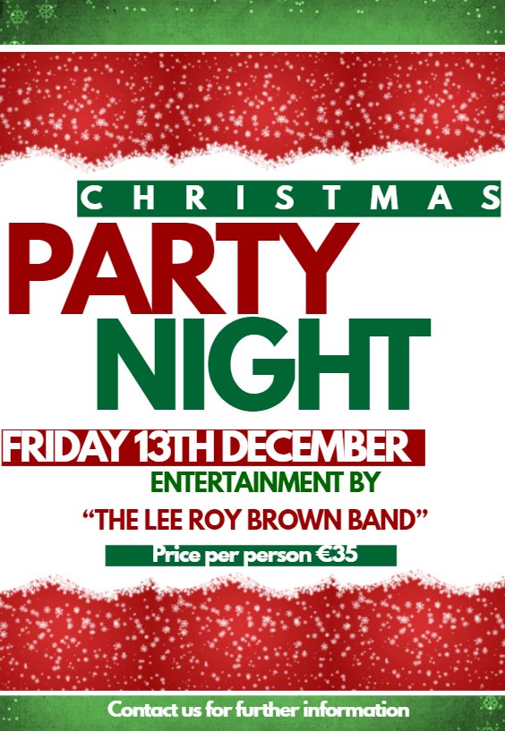 A night you won’t want to miss 🥳👀🎄🍾 #TheLeeRoyBrownBand