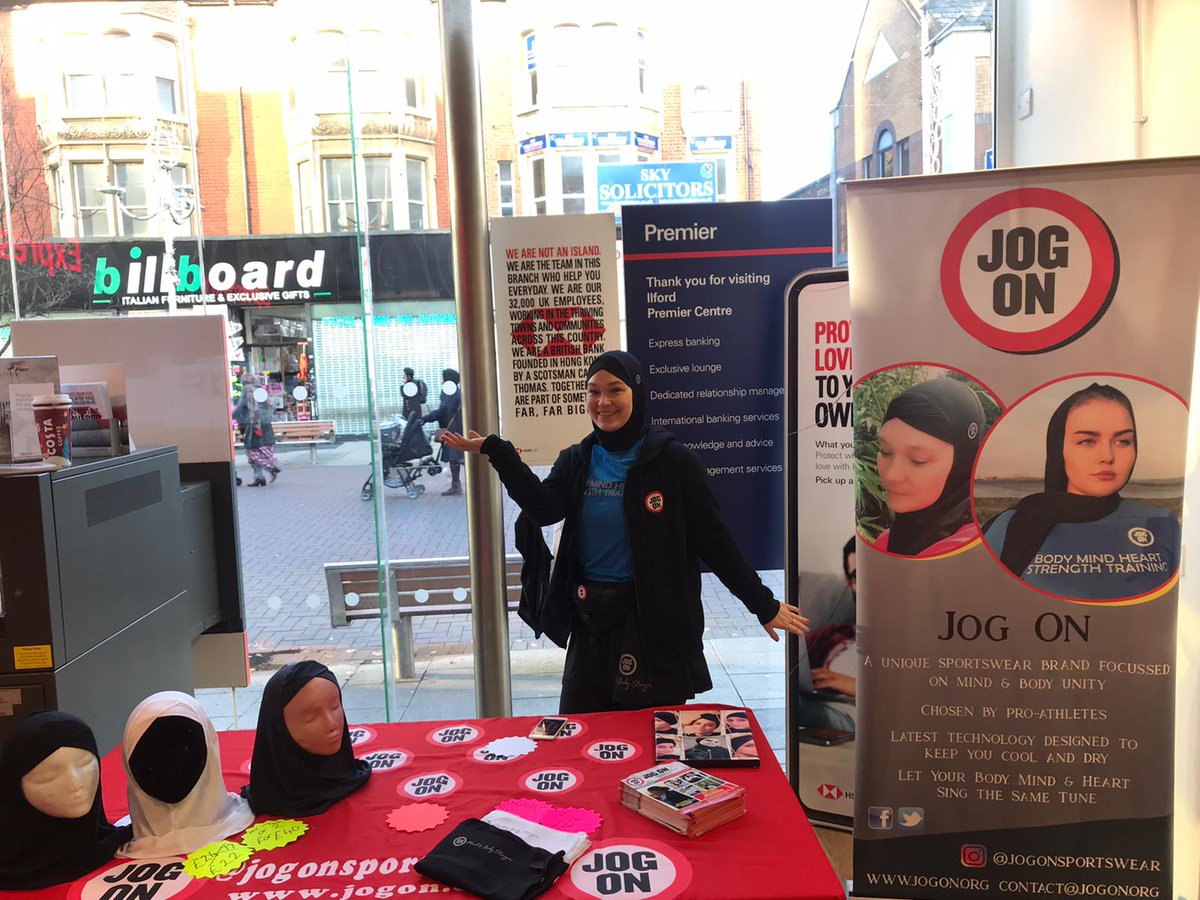 JogOnSportsWear's tweet photo. We are in ILFORD @HSBC_UK for #hsbcpopup week come and visit our #BlackFriday sale https://t.co/pzXhPi5EBB