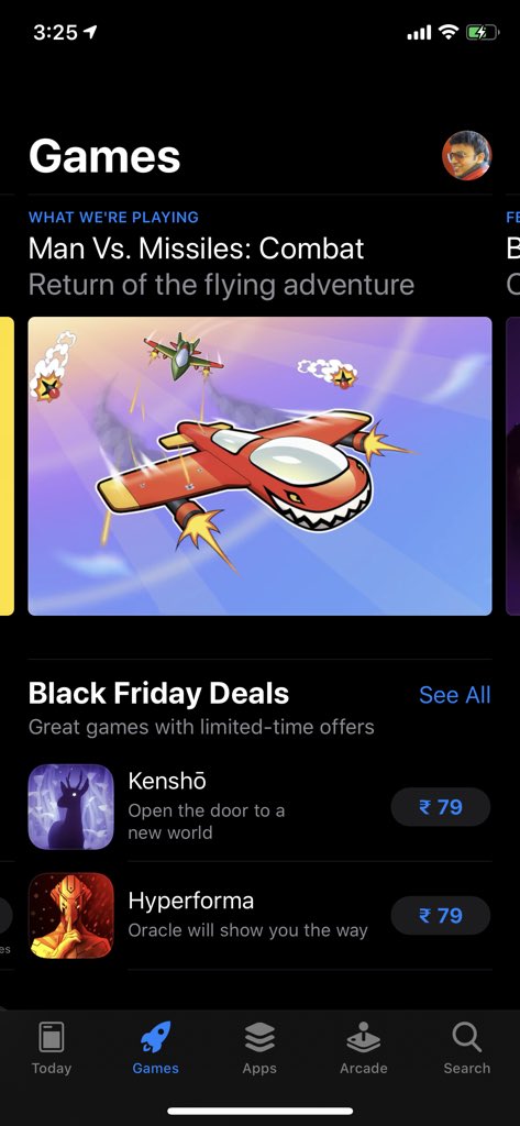 Thank you <a href="/AppStoreGames/">App Store Games</a> for this feature of #ManVsMissiles on #Thanksgiving from all of us at Spiel! Wishing everyone a super weekend!