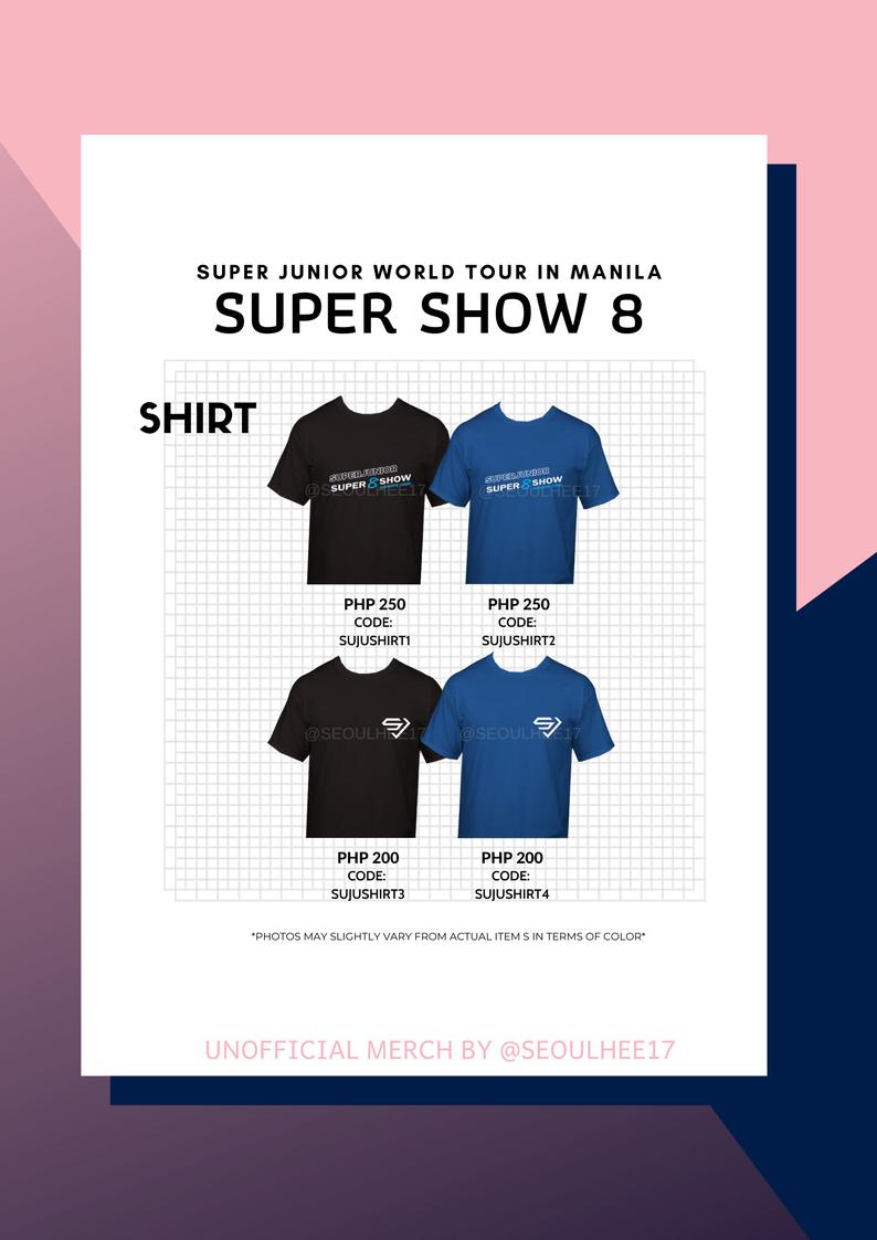 seoulhee17's tweet photo. 📌 Super Junior SS8 Shirt
💰 Php 200-250 each
📥 DOO: Dec 06, 11AM
💸 DOP: Dec 06, 11PM
*Order form is at the end of this thread
#SUPERJUNIOR #SS8inMANILA #SeoulheeCollection https://t.co/vHXqLw9dnm