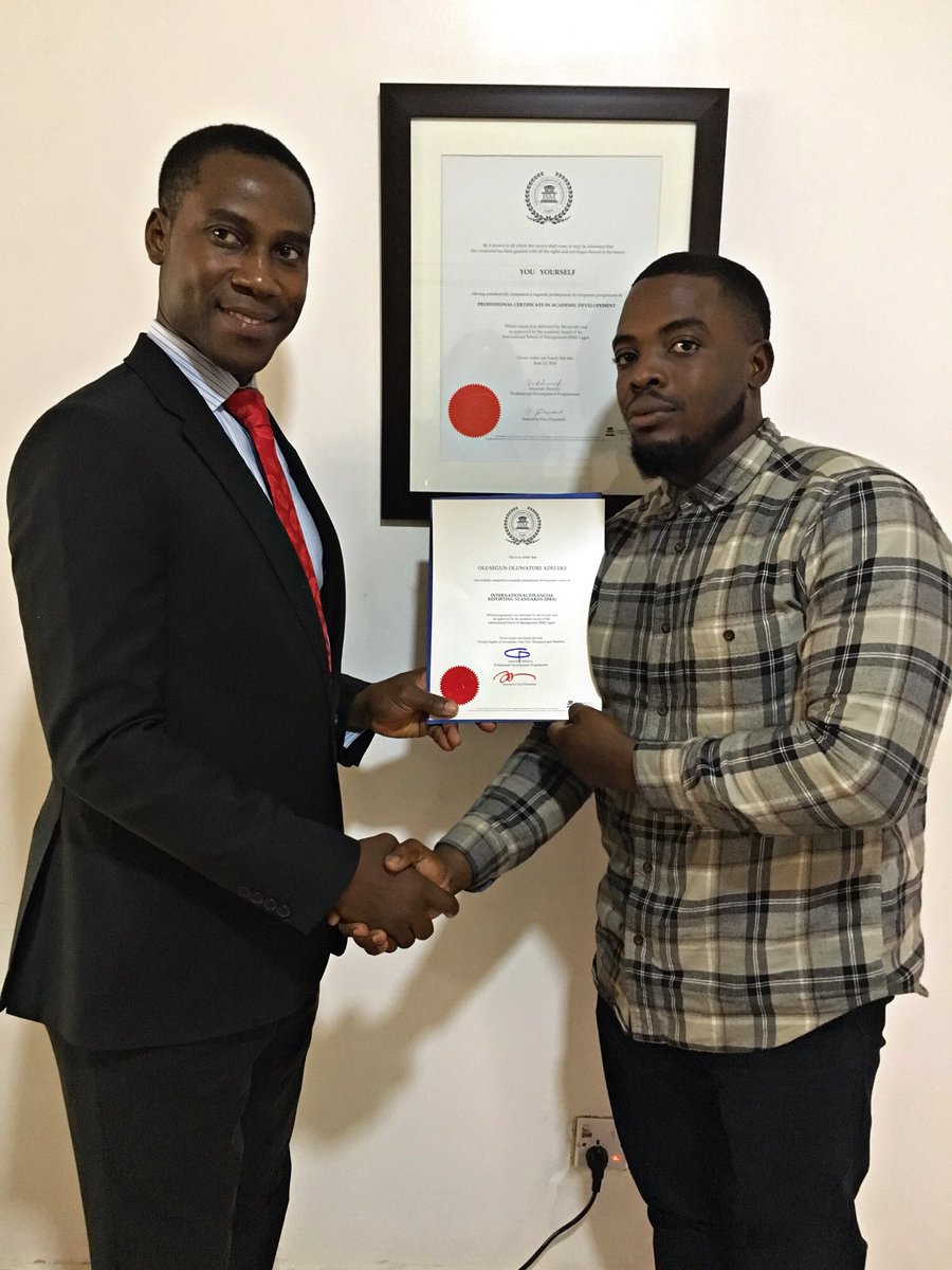 ISMLagos1's tweet image. Our Certificate in International Financial Reporting Standards training was indeed very interesting with this awesome team.
visit ism.edu.ng 📞 08090890909.
#financialreporting #ISMLagos #taxconsulting #accounting #finance #business #accountant #manager #audit #TGIF