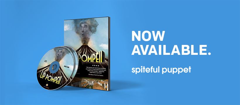 SpitefulPuppet's tweet image. TODAY we release of our 50th anniversary revival of classic #FrankieHowerd comedy UP POMPEII. From a script commissioned by Frankie himself (thanks @milestredinnick), featuring @DavidBensonSays as Lurcio in Howerd's voice and a few legends alongside him.
spitefulpuppet.com/product/up-pom…