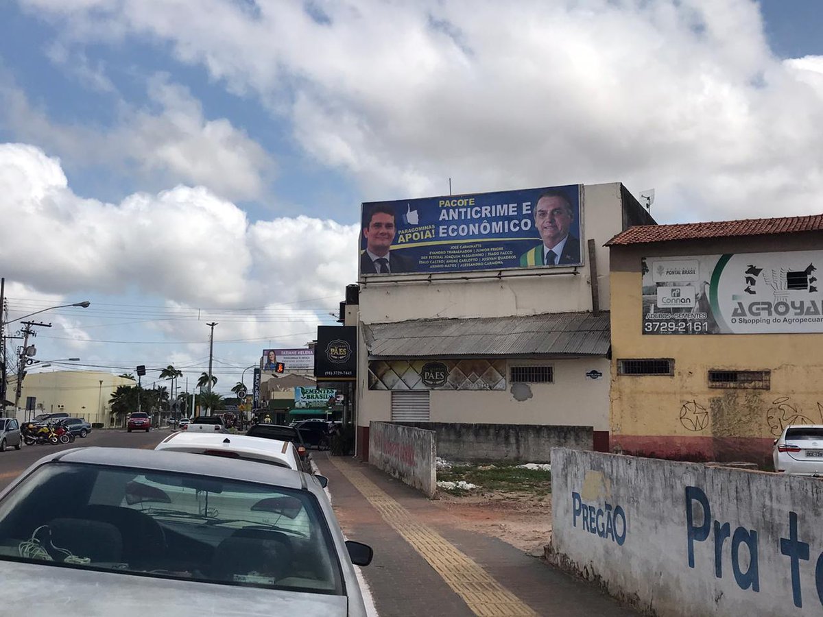 SF_Moro's tweet photo. #Projetoanticrime , onze outdoors espalhados no Estado do Pará, seis em Paragominas, um em Dom Eliseu, um em Ulianópolis, um em Ipixuna e dois em Belém. https://t.co/3gQNvuzy1h