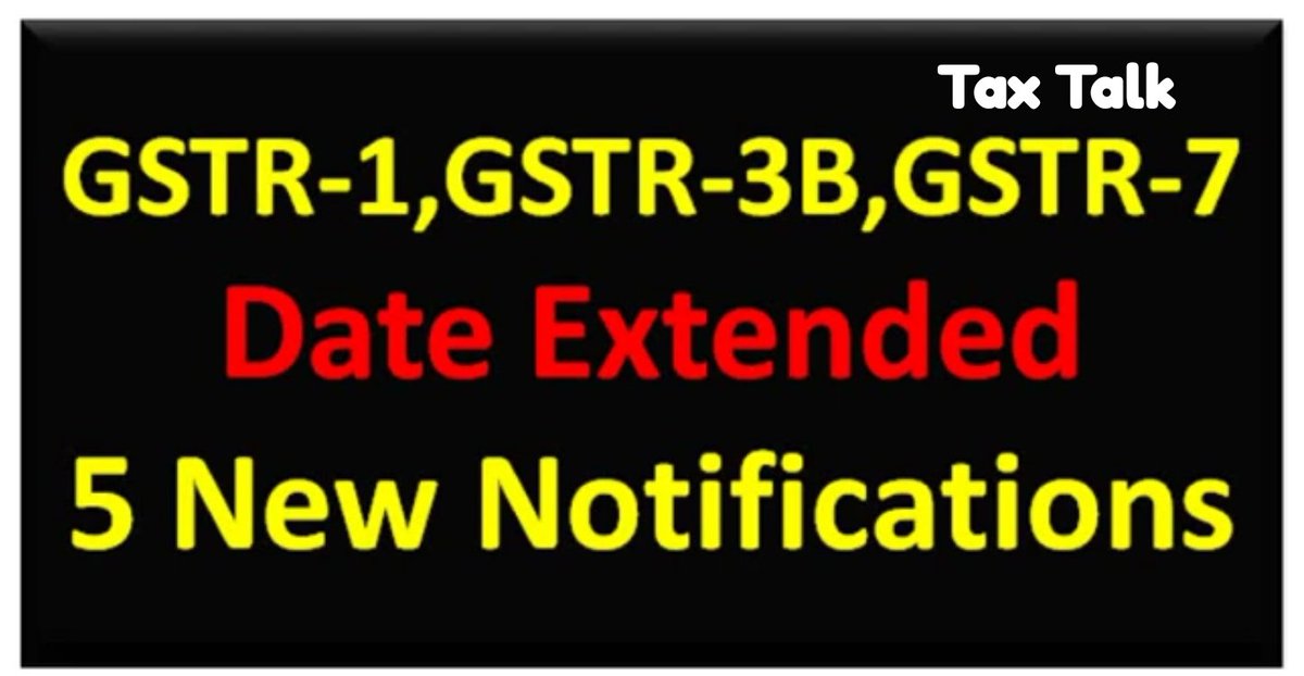 cagurpreet_tax's tweet image. #gstr1gstr3Bgstr7 #duedate #extensionupdate

GSTR 1, GSTR 3B, GSTR7 DUE DATE EXTENDED JULY, AUG, SEP, OCT 2019, 5 NOTIFICATION FOR DATE EXTENSION

youtu.be/OMrqtCuKoy8