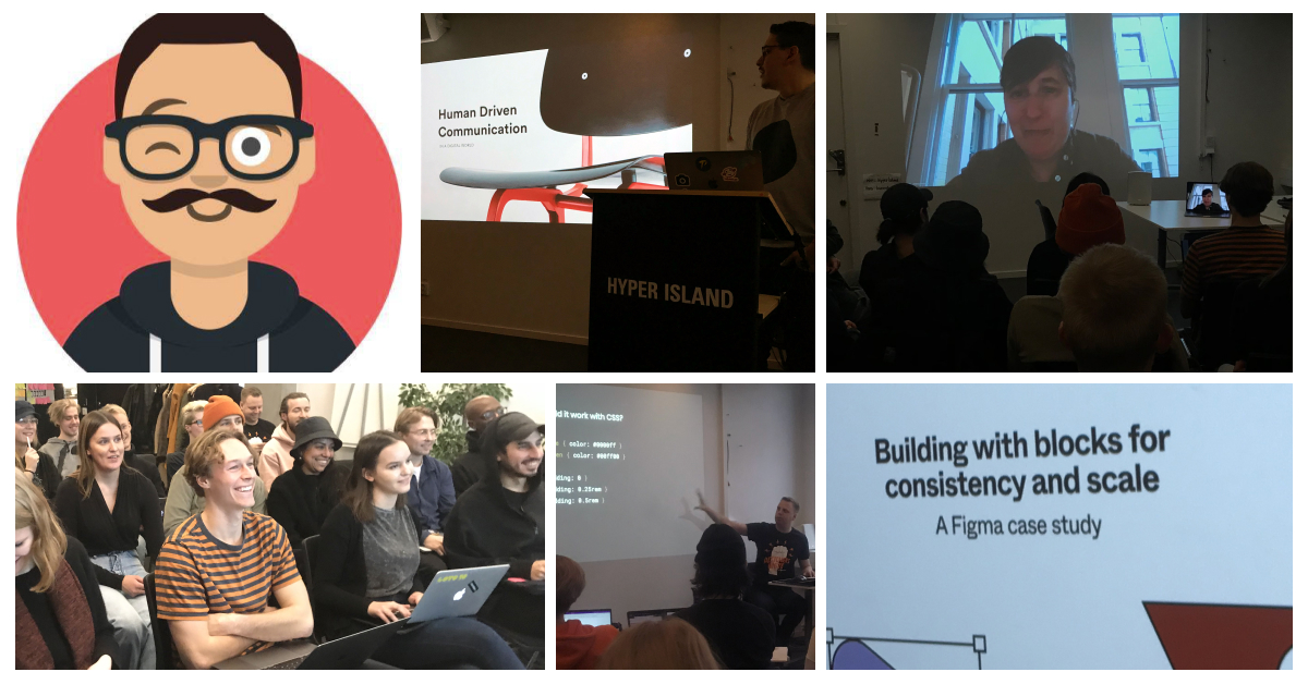 Week 2 of our "Designing for the user" <a href="/hyperisland/">Hyper Island</a> Design blocks &amp; code'em. Andrea Helmbolt, Figma HQ showed us how their team structured Figma.com website with Flegos. Emil taught us how to code &amp; structure these Figma blocks to be Snowfire ready withTailwind CSS