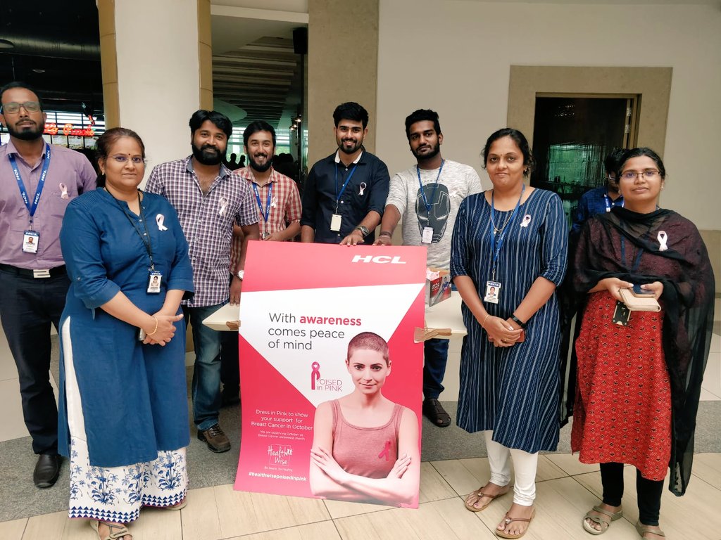 HCL India raising breast cancer awareness