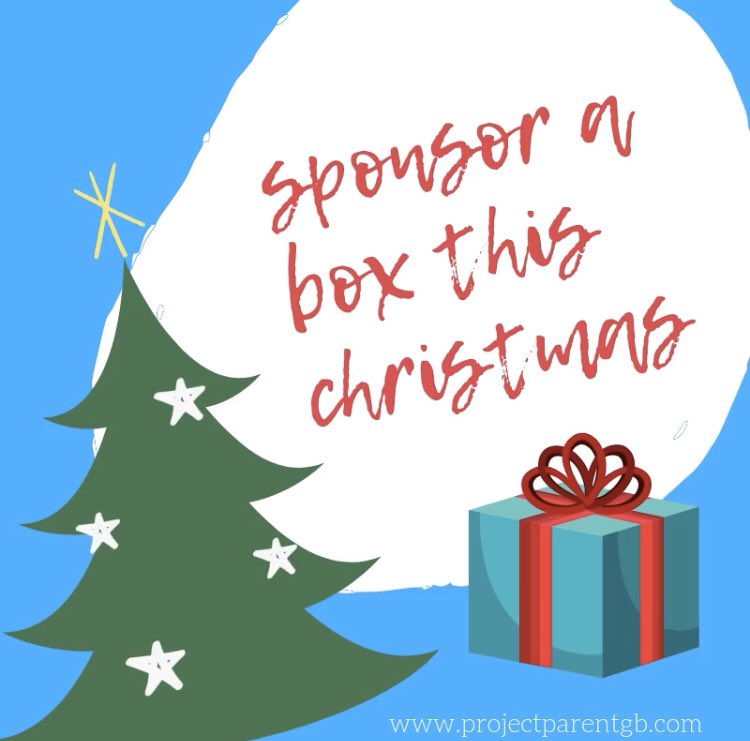 If you're browsing the Black Friday sales, don't forget to add a 'Sponsor A Box' to your basket to make a difference this Christmas. For £10, you can sponsor one of our Project Parent boxes in your local area 🎁

Sponsor a box now: projectparentgb.com/online-store 

#projectparent