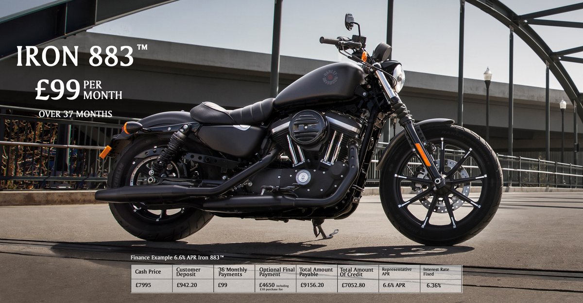RidersBristol's tweet photo. Street 750 £69 per month, Street Rod £89 per month and Iron 883 £99 a month, at these prices why not get two!
Call Bridgwater 01278 457652 or Bristol 0117 9588 777 https://t.co/PtcjTaJgdG