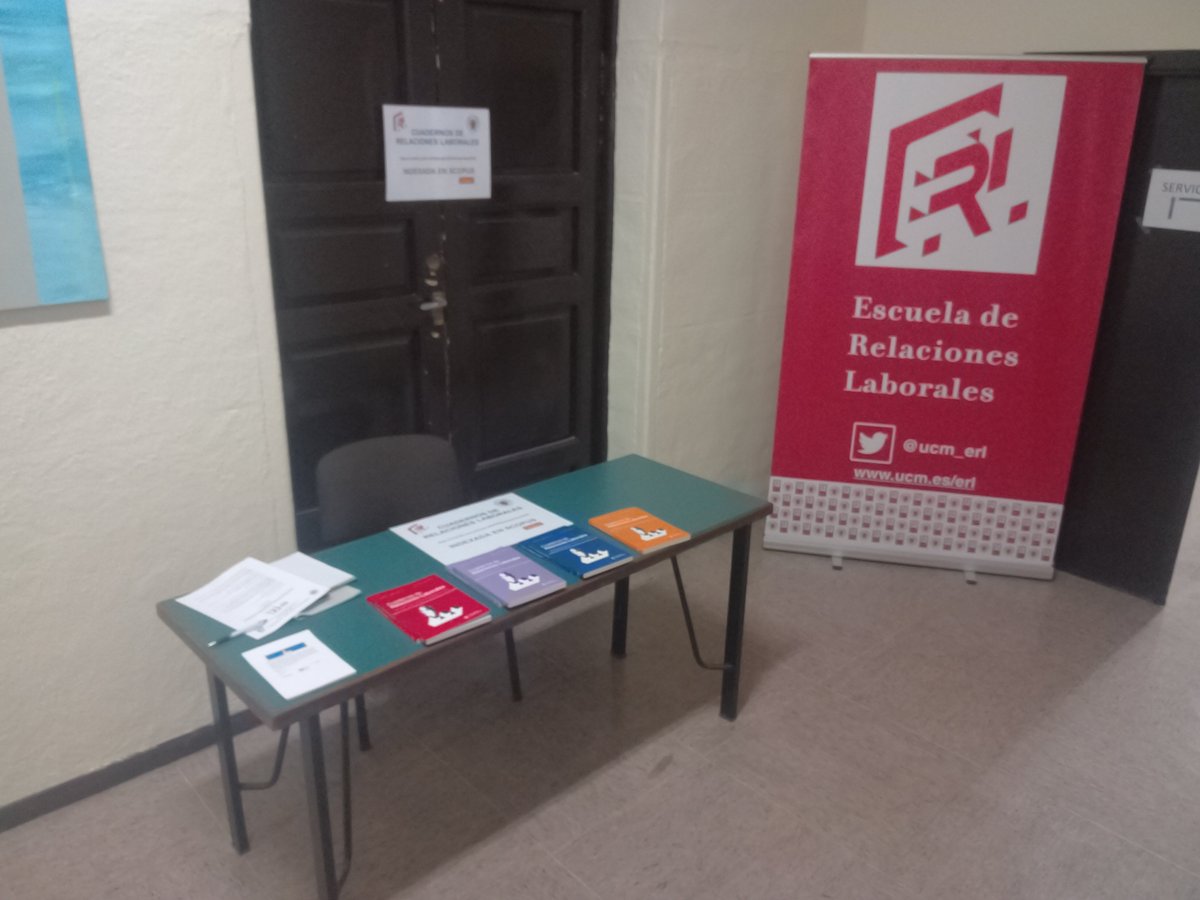 UCM_ERL's tweet photo. Con motivo del Congreso Internacional sobre relaciones laborales, celebrado el 28 de noviembre en la ERL, Cuadernos de Relaciones Laborales tuvo el placer de contar con la Directora de la revista, Margarita Barañano y Lucila Finkel. 
Muchas gracias por asistir! https://t.co/LEhJ46nyob