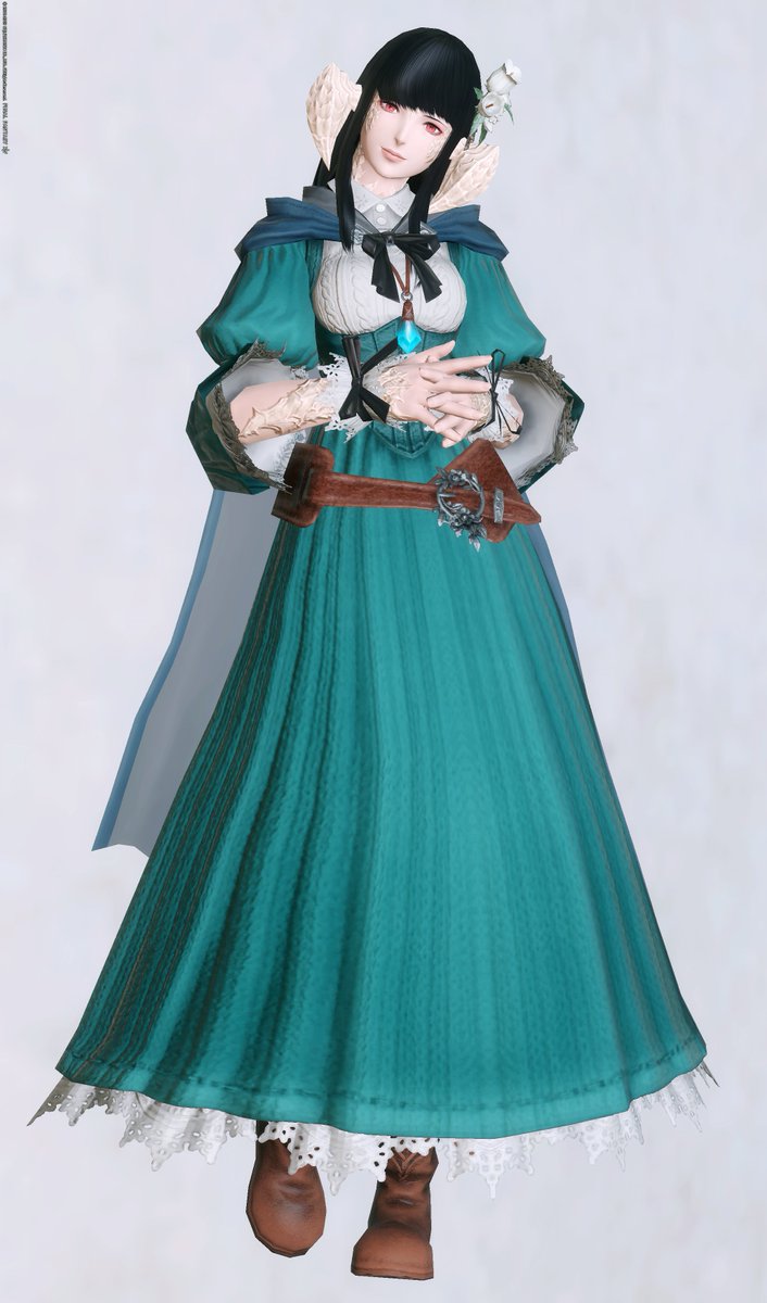 Tsubaki V Twitter アルマ コスチュームセット 染色不可でドレス リフトドレス 手装備 ブーツの3つです Ff14 Ffxiv Gposers 本日のアウラ