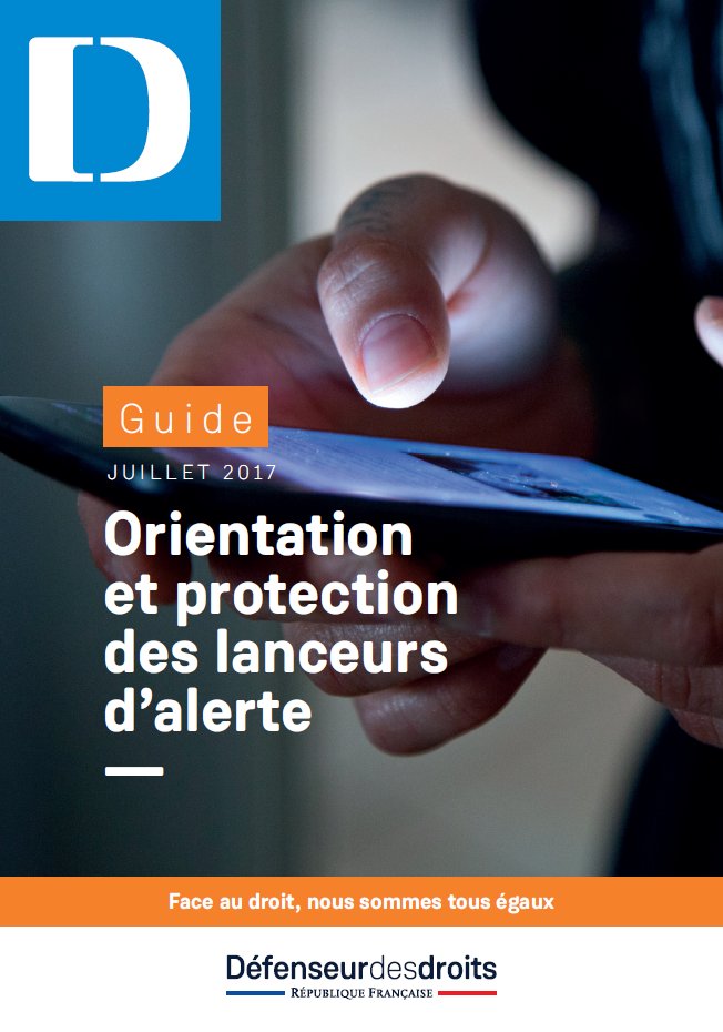 [GUIDE] Orientation et protection des lanceurs d'alerte. Un guide en 9 fiches pour les personnes qui souhaitent effectuer un signalement pour des faits dont elles ont eu personnellement connaissance. defenseurdesdroits.fr/fr/guides/orie…