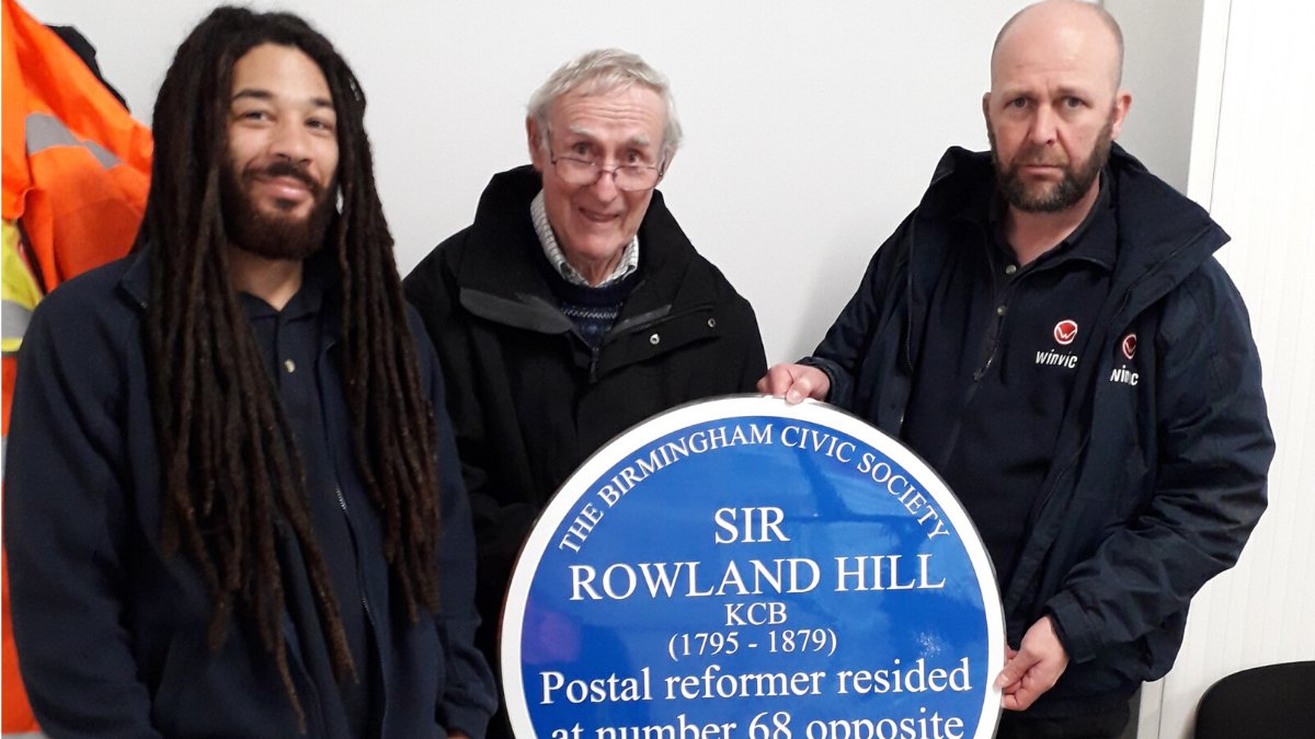 Winvic Construction (@winvicltd) on Twitter photo #FactFriday Sir Rowland Hill inventor of the postage stamp resided on Lionel Street #Birmingham where we are constructing a 259 apartment #BTR complex. A temporary plaque (pictured) is displayed on the hoarding showing the exciting history of the site. <a href="/BirminghamCivic/">Birmingham Civic Society</a> #FactFriday Sir Rowland Hill inventor of the postage stamp resided on Lionel Street #Birmingham where we are constructing a 259 apartment #BTR complex. A temporary plaque (pictured) is displayed on the hoarding showing the exciting history of the site. <a href="/BirminghamCivic/">Birmingham Civic Society</a>