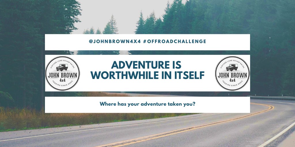 Where has your adventure taken you? 

Tweet us using #OffRoadChallenge and share your off-roading adventure this #FeelGoodFriday ! 

#LandRover #4x4 #offroad #adventure