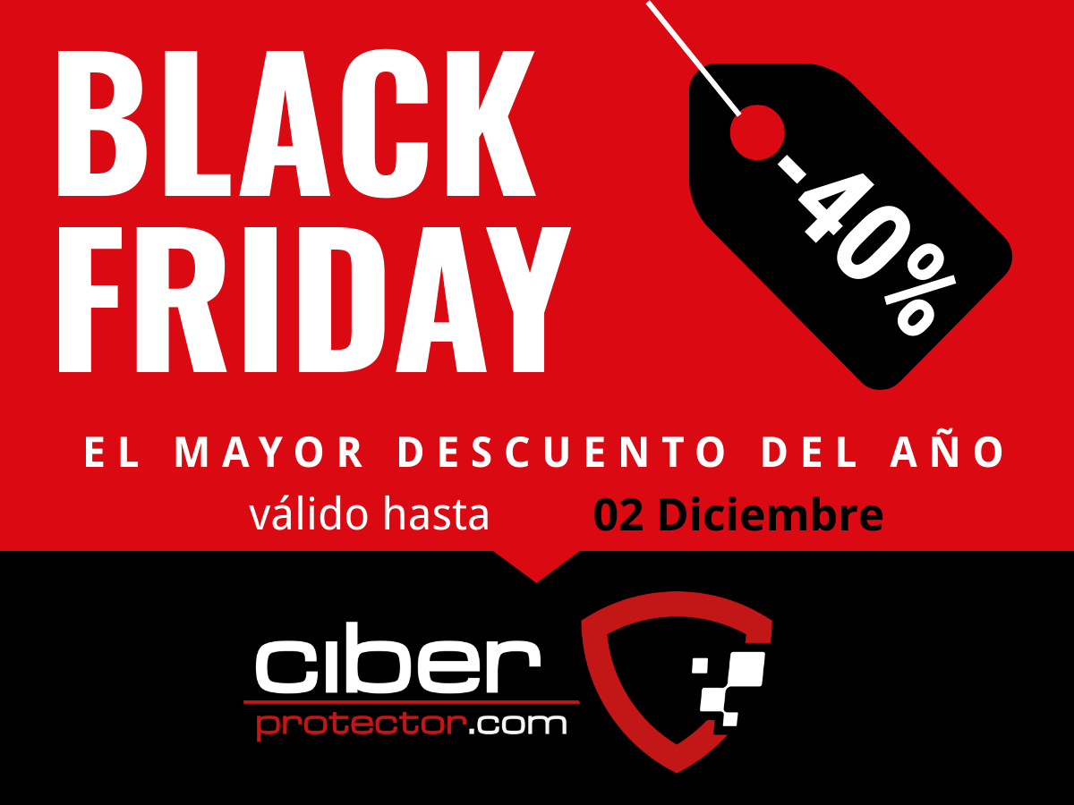 ciberprotector's tweet photo. Aprovecha el BLACK FRIDAY y hazte con una licencia de CiberProtector 🔥🔥🔥
40% de DESCUENTO en planes de VPN · GESTOR DE CONTRASEÑAS
Más info en https://t.co/JP76RoUN5O 🖤🖤
#blackfriday #ciberprotector #gestordecontraseñas #vpn @WebEmpresa https://t.co/38d0nZJFso