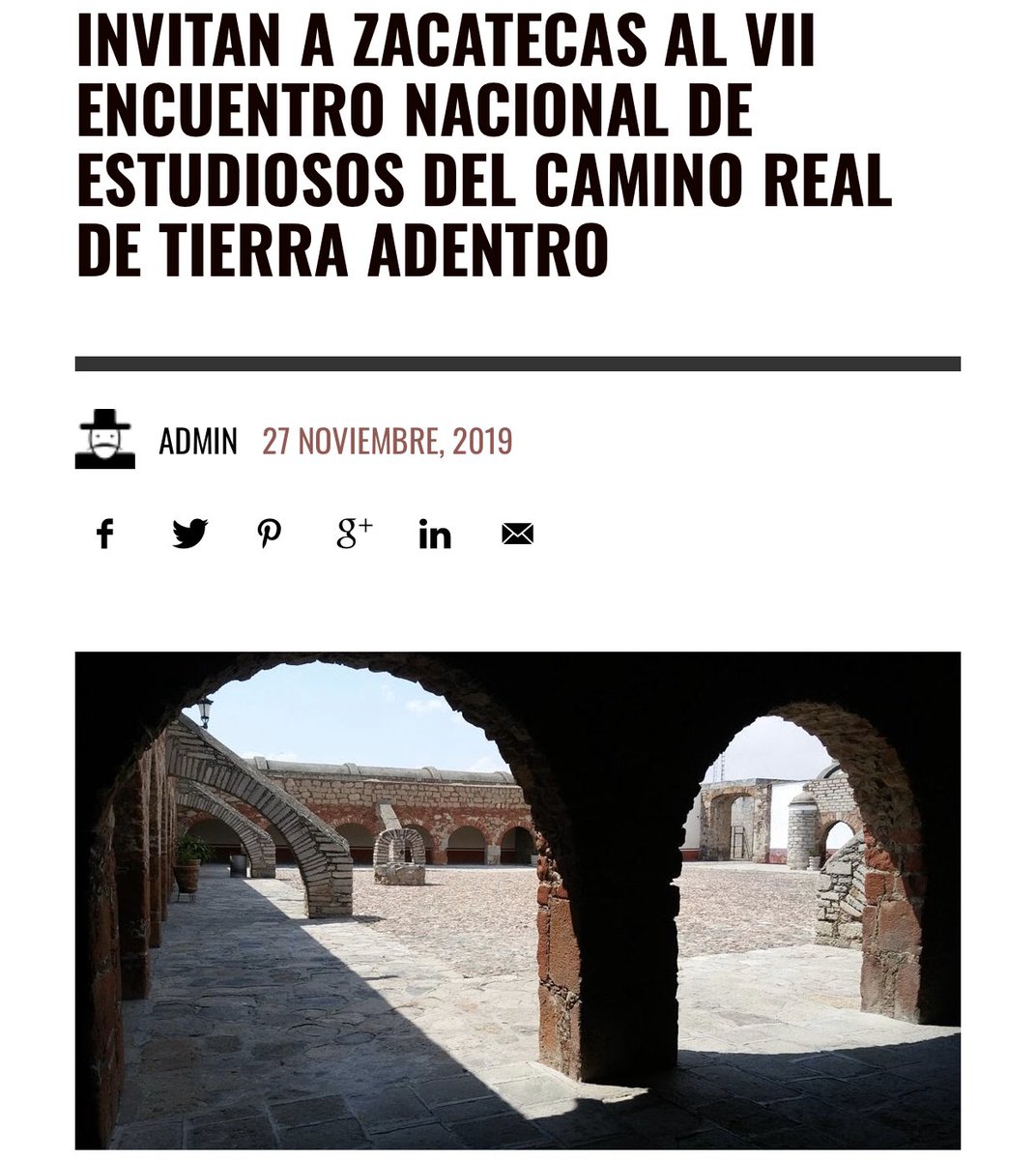 CRTAdentro's tweet photo. Hoy 29 de noviembre se efectúa en #Zacatecas el VII Encuentro Nacional de Estudiosos del Camino Real de Tierra Adentro. https://t.co/S2hGOI20gw 
#CRTAdentro @gabrielaibarra @UNESCOMexico @irpmzaccc2 @fsalasl https://t.co/OLsywDK6wX