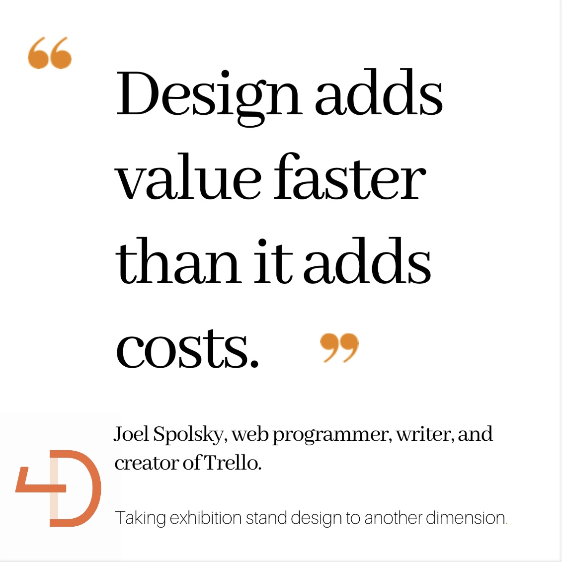 A creative, well thought-out stand design always pays off. Get ahead of the game and contact 4D to increase your next tradeshow presence. 👉4d-design.co.uk #tradeshows #exhibitionstands #globalstanddesigns #brandpresence #eventsuccess