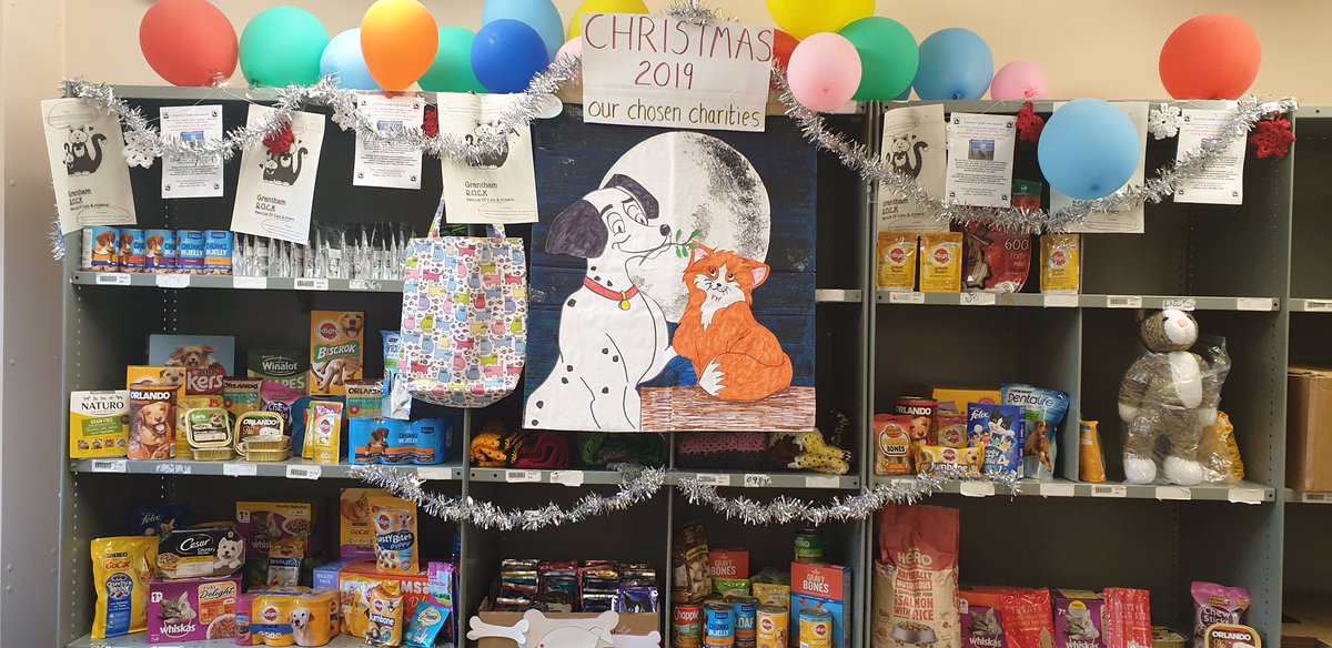 Final week of the GK health records collection cat &amp; dog rescue. 🐶😸🎅🏻😍 well done  team but donations welcome up to 6th December. <a href="/ULHT_News/">NHS United Lincs</a>