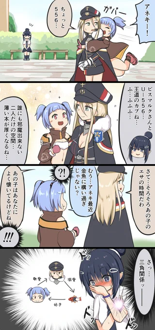 息抜きアズレン4コマ・54
伊56式恋愛図 