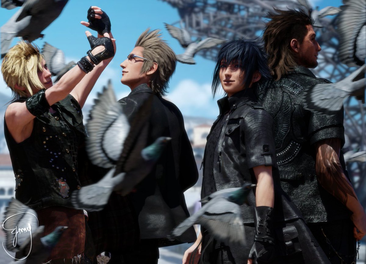 Together in Altissia, for the first and last time.#FFXV #FinalFantasyXV #HB...