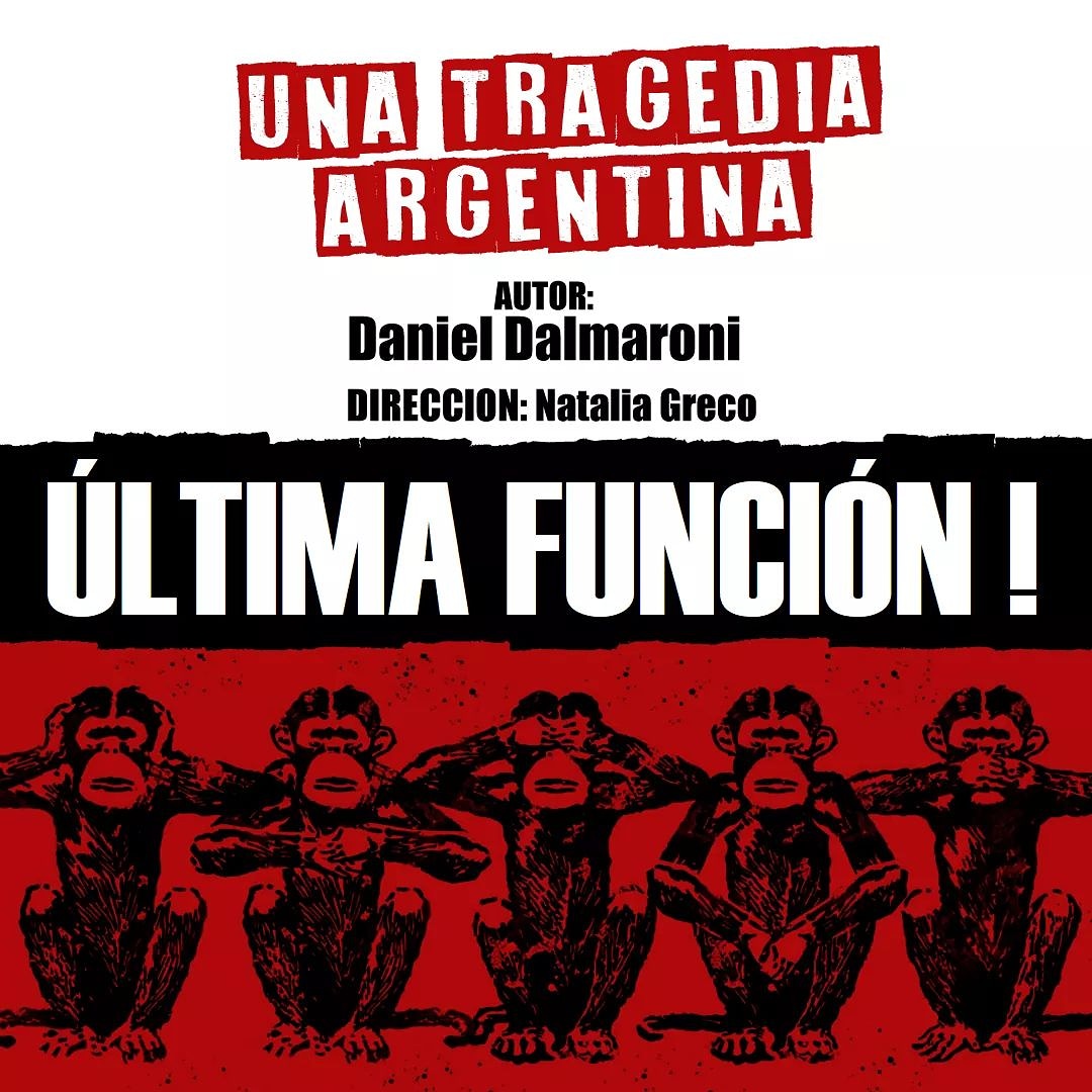 "Una tragedia argentina", la obra dirigida por Natalia Grecco se despide hoy a las 21.30 hs.
Rsrvs al 4779-0353 elpiccolino.com.ar