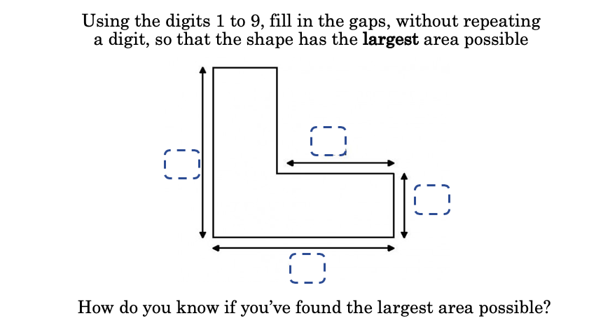 MrBollenMaths's tweet photo. Here's a task for students learning about compound area.

Thoughts and feedback?
@jemmaths @mathsjem @robertkaplinsky https://t.co/x2wJg9SodQ