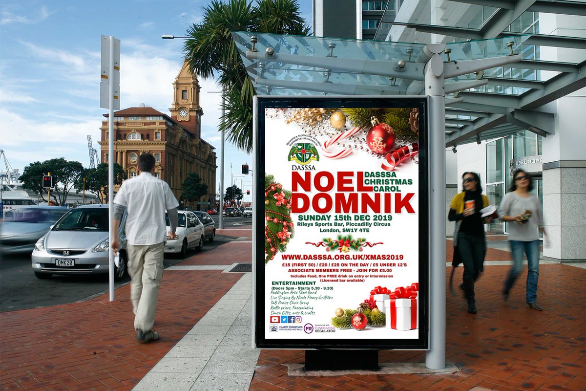 There's only Three Sundays to our biggest, grandest, Christmas Carol (Noel Domnik)

TODAY ONLY - 20% OFF 2 OR MORE ADULT TICKETS

Ends Friday Midnight. 

dasssa.org.uk/tickets

#charity #fundraising #Giving #hashtagdominica #Christmas #christmasfood #Christians #gospel #choir