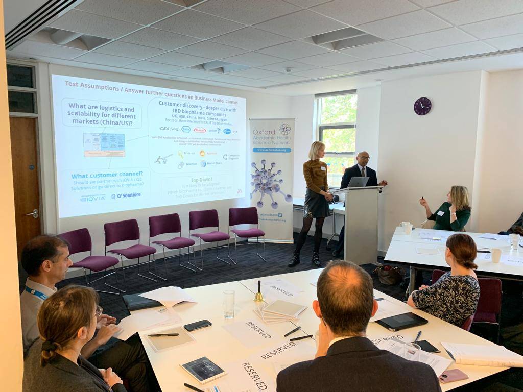 SIP_HIOxford's tweet photo. Congrats to #Avenna for a fantastic presentation with so much information! @OxfordAHSN @BioCity https://t.co/QDnATzWDnF