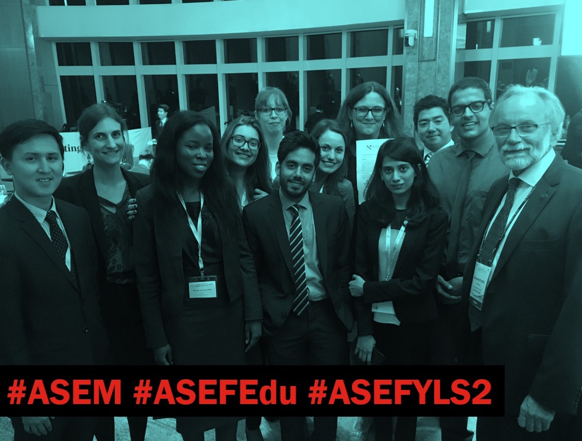 asefedu's tweet photo. Final #TeamASEFEdu thank you goes to @MalmstromEU for her work as Commissioner for Trade and supporting #ASEMYouth at #ASEFYLS2
And we welcome in @PhilHoganEU into his new role ๐ฎ๐ช ๐ช๐บ https://t.co/6ZxUhwwtyZ