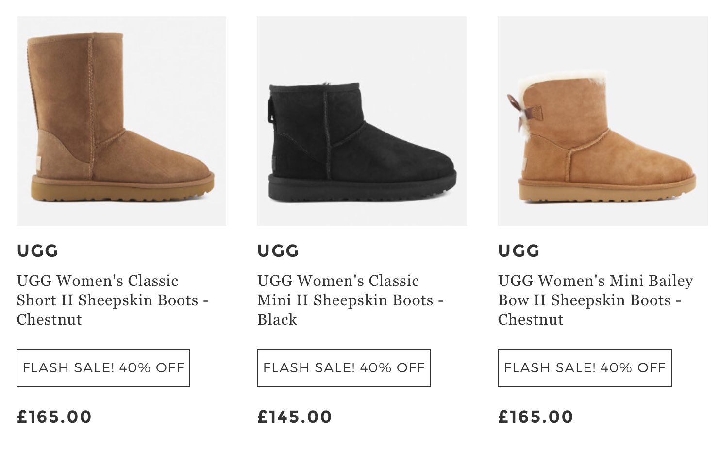 ugg flash sale