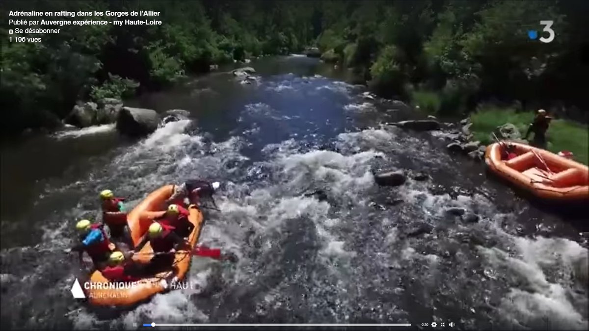 Hervé et Yann, nos barreurs de rafting étaient dans une émission spéciale "Adrénaline" de <a href="/ChroniquesDH/">Chroniques d'en Haut</a>