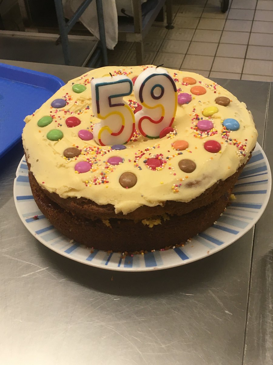 What a great birthday, thanks to the great kitchen team <a href="/PensansSchool/">Pensans School</a> for my surprise birthday cake!! 59 years young! 🤣🤣