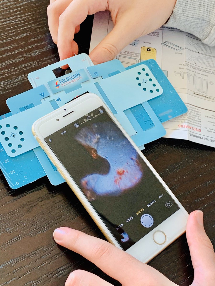 bireyozer's tweet photo. #Foldscope @gems_daa https://t.co/E9jYprng20